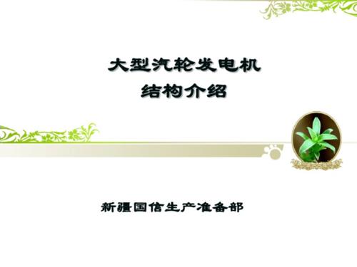 大型汽輪發(fā)電機結(jié)構(gòu)介計劃.pdf